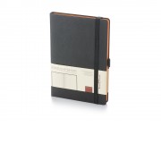 Ежедневник А5 недатированный Monaco, черный
