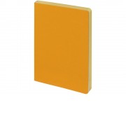Ежедневник недатированный А5 Megapolis Nebraska Flex, оранжевый с золотым обрезом