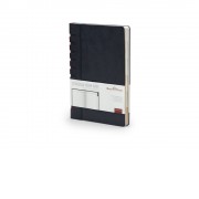 Ежедневник недатированный с индексами А5 Bergamo, черный