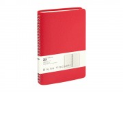 Ежедневник недатированный А5 Alba, красный