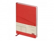 Ежедневник недатированный А5 Barcelona, красный