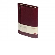 Ежедневник недатированный  А5- Dolce Vita  (бордовый)