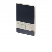 Ежедневник А5 недатированный Megapolis Flex, темно-синий Navy (Р)