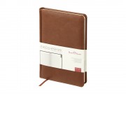 Ежедневник недатированный с индексами А5 Prime, коричневый