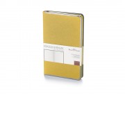 Ежедневник А5 недатированный Bridge, золотистый