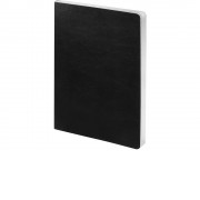 Ежедневник недатированный А5 Megapolis Nebraska Flex, черный с серебристым обрезом