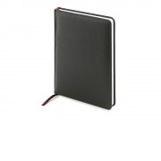 Ежедневник А5 недатированный Leader, черный