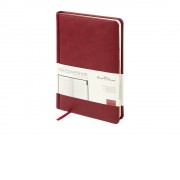 Ежедневник недатированный с индексами А5 Prime, бордовый