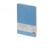 Ежедневник А5 недатированный Megapolis Flex, небесно-голубой