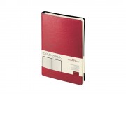 Ежедневник А5 недатированный Milano, красный