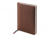Ежедневник А5 недатированный Leader, коричневый