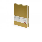 Ежедневник недатированный А5 Megapolis, золотистый