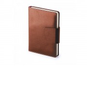 Ежедневник А5 недатированный Prestige, темно-коричневый