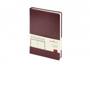 Ежедневник недатированный А5 Megapolis, коричневый