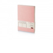 Ежедневник А5 недатированный Megapolis Flex, розовый powder