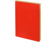 Ежедневник недатированный А5 Megapolis Nebraska Flex, красный с золотым обрезом