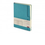 Ежедневник недатированный А5 Marseille, бирюзовый