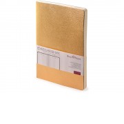 Ежедневник А5 недатированный Megapolis Flex, золотистый