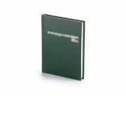 Ежедневник А6 недатированный Бумвинил, зеленый