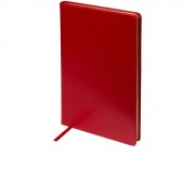 Ежедневник недатированный А5 Megapolis Nebraska, красный с золотым обрезом