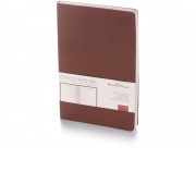 Ежедневник А5 недатированный Megapolis Flex, коричневый