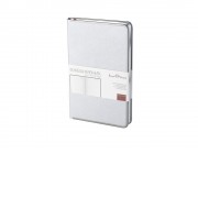 Ежедневник А5 недатированный Bridge, серебристый