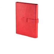 Ежедневник недатированный А5 Senate с магнитным клапаном, красный
