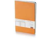 Ежедневник А5 недатированный Megapolis Flex, оранжевый