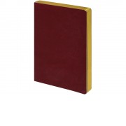 Ежедневник недатированный А5 Megapolis Nebraska Flex, бордовый с золотым обрезом