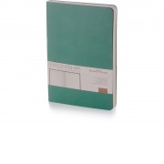 Ежедневник А5 недатированный Megapolis Flex, морская волна