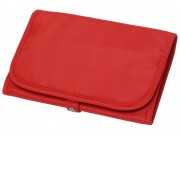 Несессер для путешествий со съемной косметичкой Flat, красный