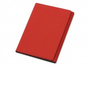 Обложка на магнитах для автодокументов и паспорта Favor, красная/серая