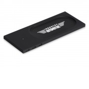 Беспроводное настольное зарядное устройство Glide с подсветкой, софт тач