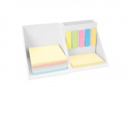 Картонный настольный набор DIMAS в форме куба, белый