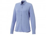 Женская рубашка Bigelow из пике с длинным рукавом, светло-синий