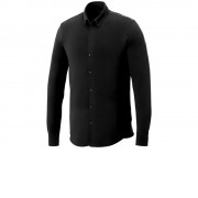 Мужская рубашка Bigelow из пике с длинным рукавом, черный