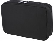 Сумка-органайзер Rise из материалов, переработанных согласно стандарту GRS - сплошной черный