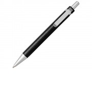 Шариковая ручка Tidore из пшеничной соломы с кнопочным механизмом, черный