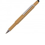 Ручка-стилус из бамбука Tool с уровнем и отверткой