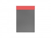 Планшет на магнитах без крышки из экокожи Favor, красный