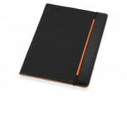 Папка для документов Делос, черный/оранжевый