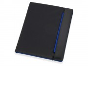 Папка для документов Делос, черный/синий