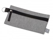 Универсальный пенал из переработанного полиэстера RPET Holder, серый/черный