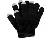Перчатки для сенсорного экрана, черный, размер S/M