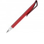 Ручка пластиковая шариковая IRATI, красный