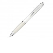 Ручка шариковая Nash, белый прозрачный, черные чернила