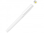 Капиллярная ручка в корпусе из переработанного материала rPET RECYCLED PET PEN PRO FL, белый с желтым