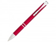 Шариковая ручка Moneta из АБС-пластика, темно-красный