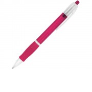 Ручка пластиковая шариковая ONTARIO, фуксия