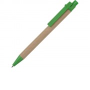 Ручка картонная шариковая Эко 3.0, зеленый